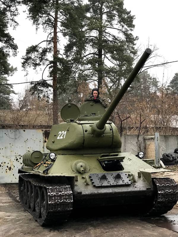 Drive a tank in Ukraine