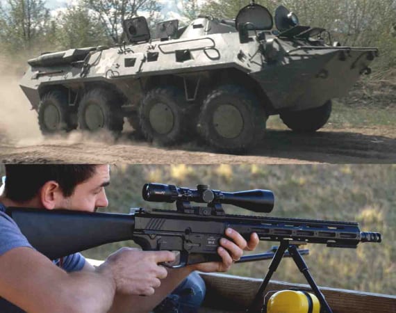 BTR-80, Shooting